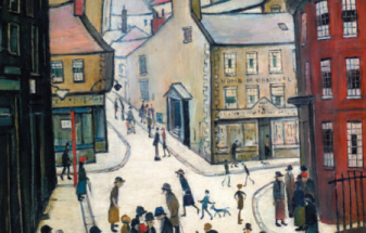 L.S. Lowry: Bridge Street, Berwick-upon-Tweed, 1938